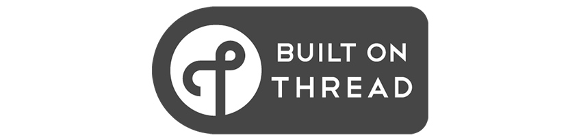 Logo Built on Thread