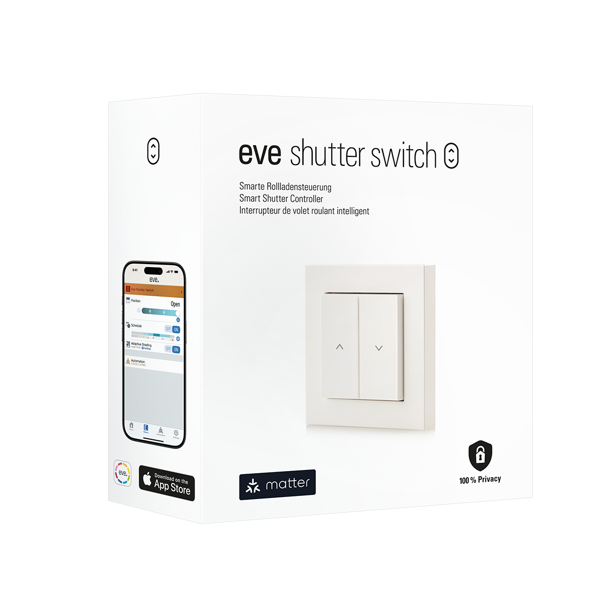Packaging Eve Shutter Switch